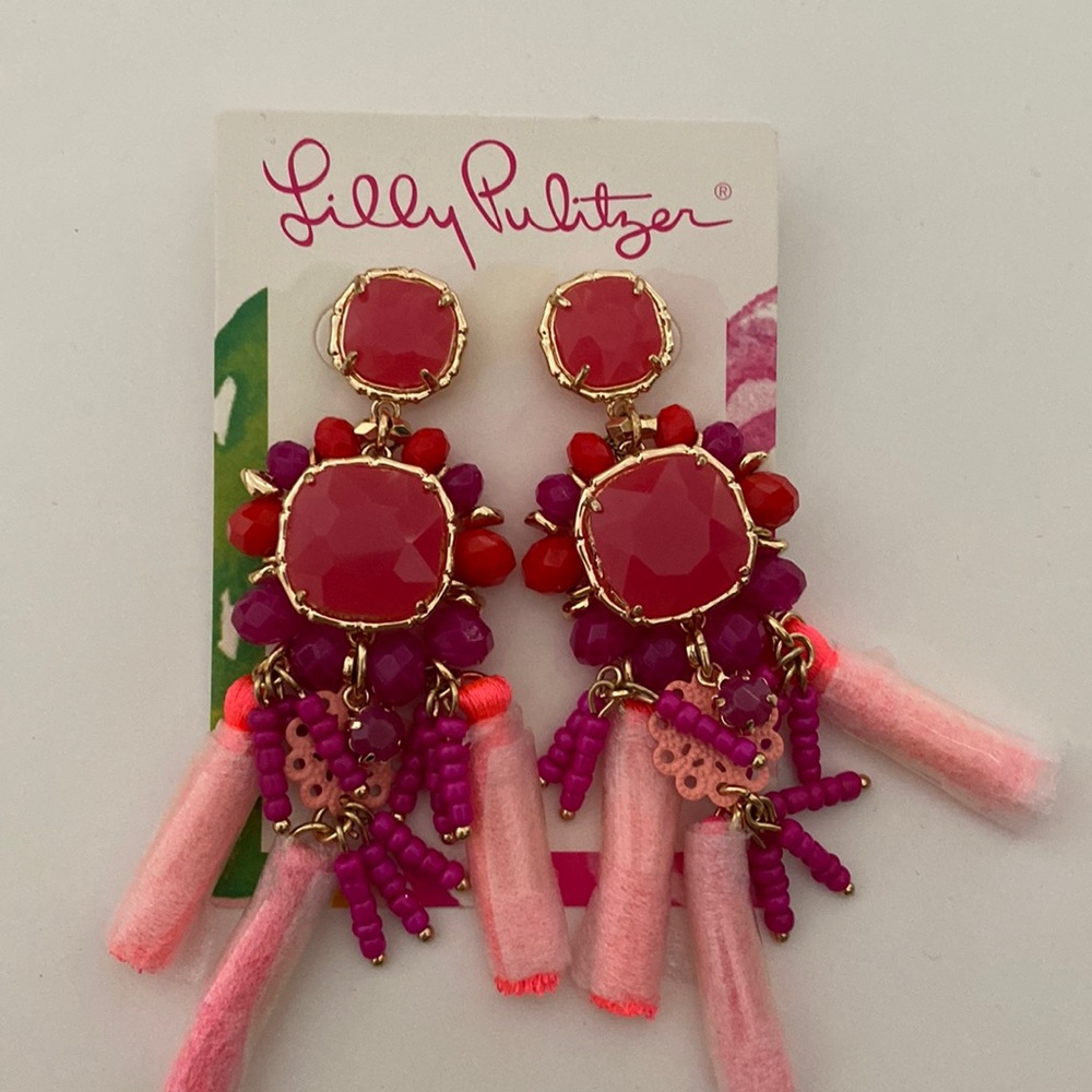 NWT Lilly Pulitzer Island Exotic earrings